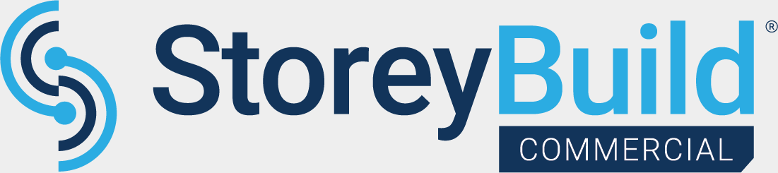 Storey build logo white