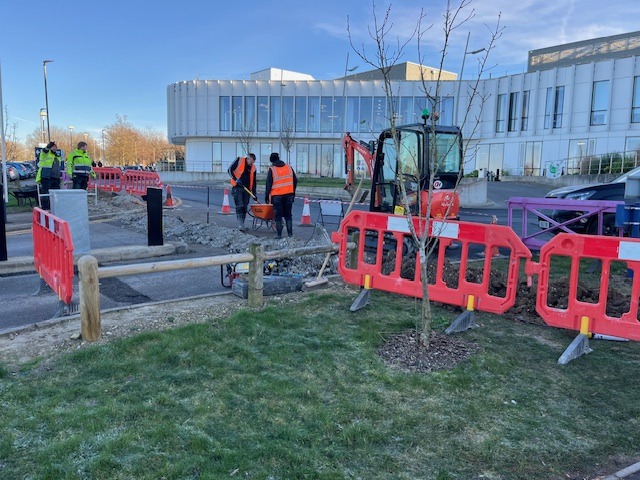 Chesterfield hospital build